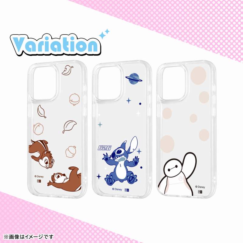 iPhone 15 Pro Max ディズニー / ハイブリッドケース Clear Pop/ベイマックス