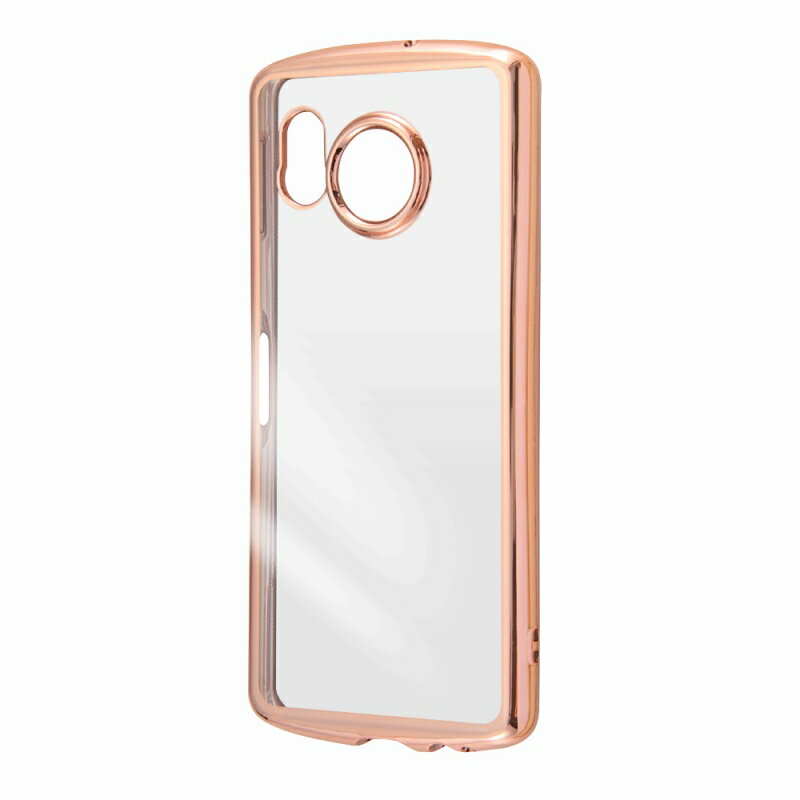 Rakuten - AQUOS sense8 Like standard 耐衝撃 TPUソフトケース METAMORU/ピンクゴールド