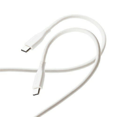 エレコム elecom USB Type-C to USB Type-Cケーブル/USB Power Delivery対応/なめらか/2.0m/ホワイト エレコム elecom USB Type-C to USB Type-Cケーブル/USB Power Delivery対応/なめらか/2.0m/ホワイト