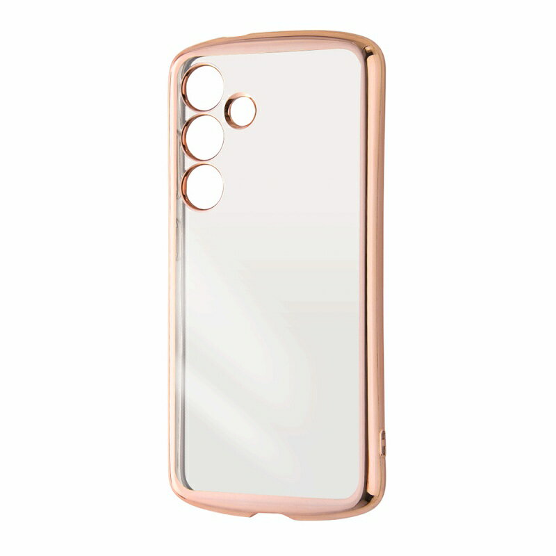 Rakuten - Galaxy S24 Like standard 耐衝撃 精密設計 TPUソフトケース METAMORU/ピンクゴールド