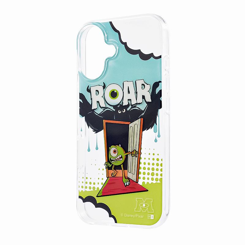 Rakuten - iPhone 16 ディズニー ピクサー / ぴかてる 衝撃吸収 バンパー TPUソフトケース / マイク_恐怖体験