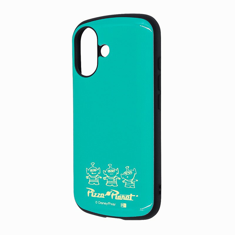 Rakuten - iPhone 16 ディズニー ピクサー / 超! 保護ケース MiA 衝撃吸収 バンパー ハイブリッドケース / エイリアン_ラインアート