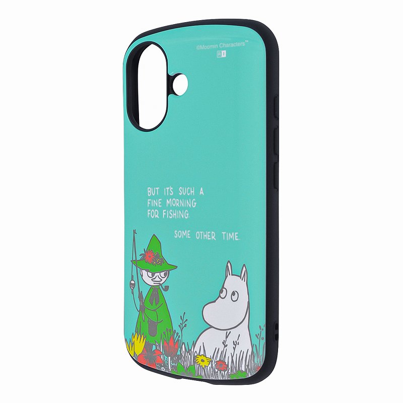Rakuten - iPhone 16 ムーミン / 超! 保護ケース MiA 衝撃吸収 バンパー ハイブリッドケース / ムーミン＆スナフキン