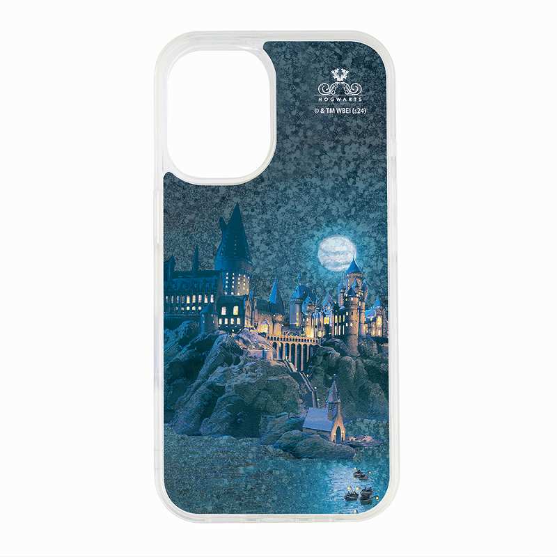 iPhone 16 해리 포터 / 충격 흡수 범퍼 움직이는 반짝 반짝 반짝 반짝 빛나는 케이스 / 호그와트 마법 마술 학교