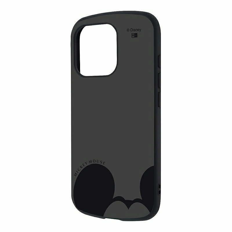 Rakuten - iPhone 16 Pro ディズニー / 超! 保護ケース MiA 衝撃吸収 バンパー ハイブリッドケース / ミッキーマウス_グレー2