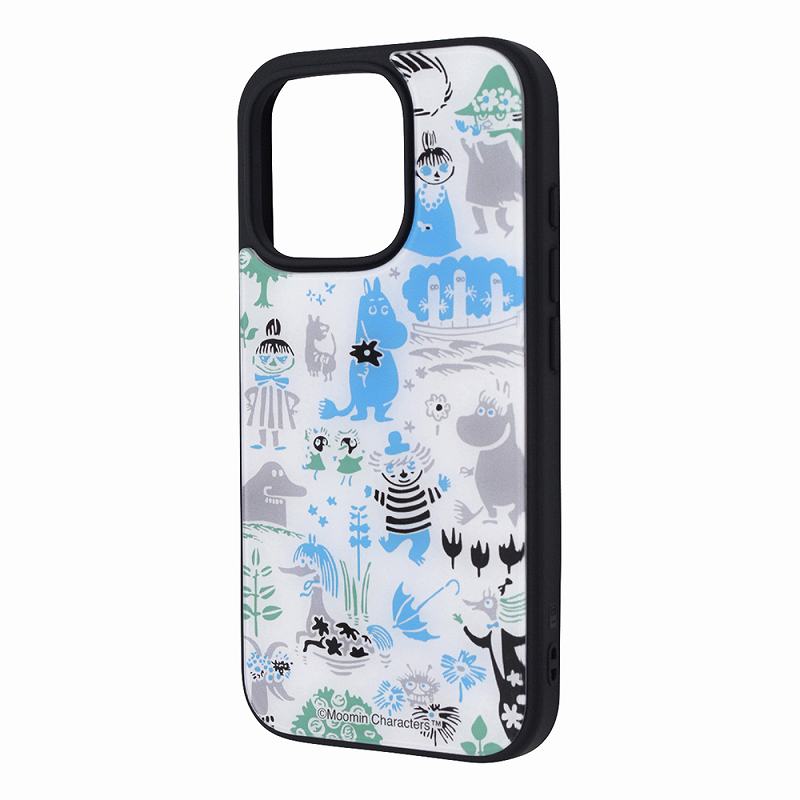 Rakuten - iPhone 16 Pro ムーミン / maru 衝撃吸収 バンパー ハイブリッドケース / パターン_2