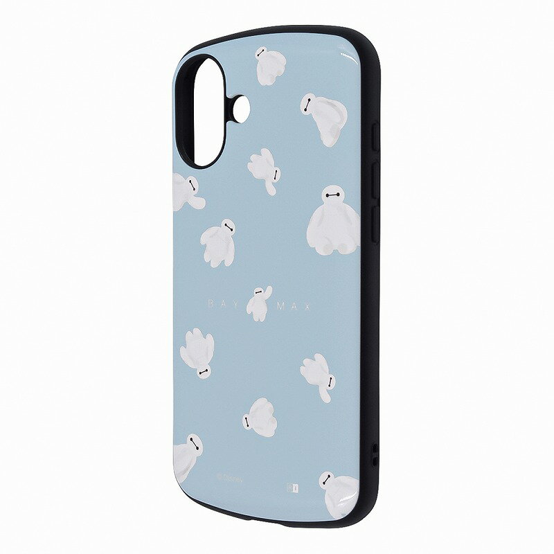 Rakuten - iPhone 16 Plus ディズニー / 超! 保護ケース MiA 衝撃吸収 バンパー ハイブリッドケース / ベイマックス_ふわふわ
