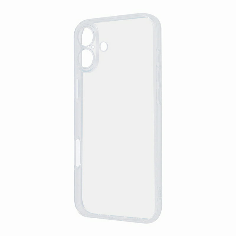 Rakuten - iPhone 16 Plus Like standard 精密設計 カメラ保護 衝撃吸収 バンパー メタリック TPUソフトケース / クリア