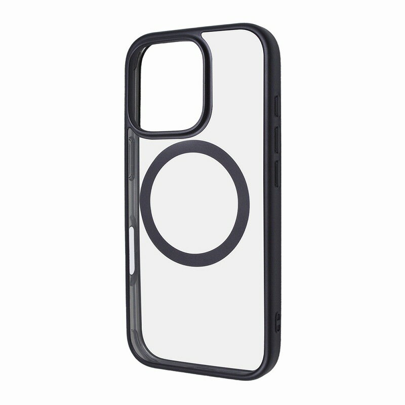 Rakuten - iPhone 16 Pro Like standard MagSafe対応 マグネットアクセサリー対応 衝撃吸収 バンパー マット メタリック ハイブリッドケース