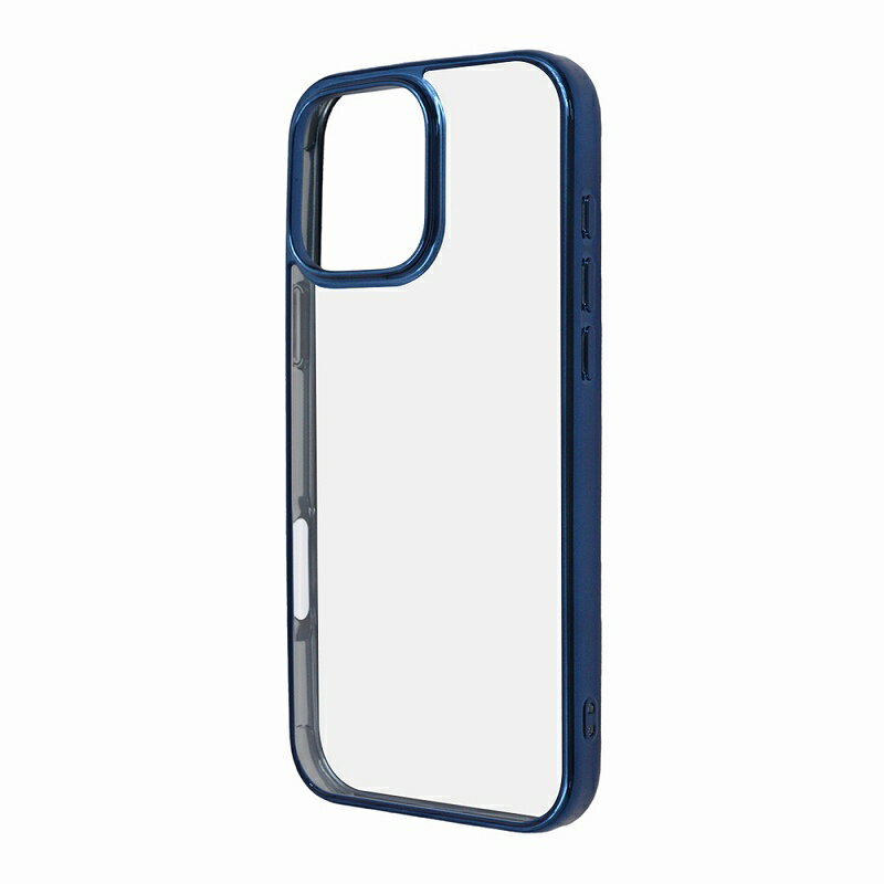 Rakuten - iPhone 16 Pro Max Like standard 衝撃吸収 バンパー メタリック ハイブリッドケース