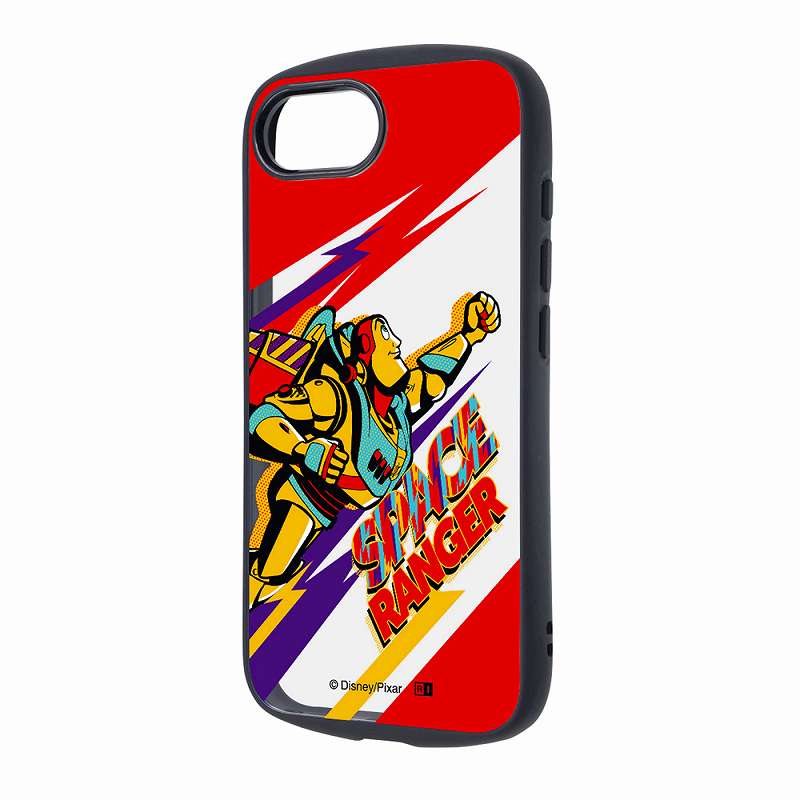 Rakuten - iPhone 17e / 16e ディズニー ピクサー / Puffull 衝撃吸収 バンパー ハイブリッドケース / バズ_スペース・レンジャー