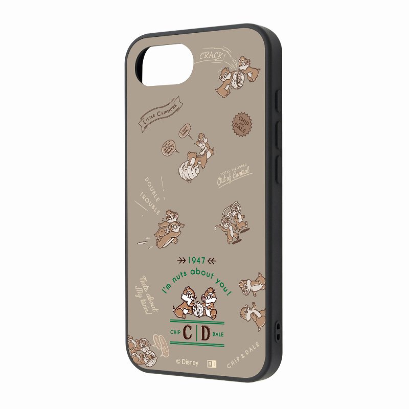 iPhone 17e / 16e 디즈니 / maru 충격 흡수 범퍼 하이브리드 케이스 / 칩 & 데일 _ 베스트 프렌즈