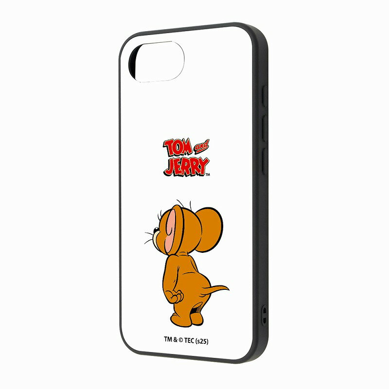 Rakuten - iPhone 17e / 16e トムとジェリー / maru 衝撃吸収 バンパー ハイブリッドケース / ジェリー_後ろ姿