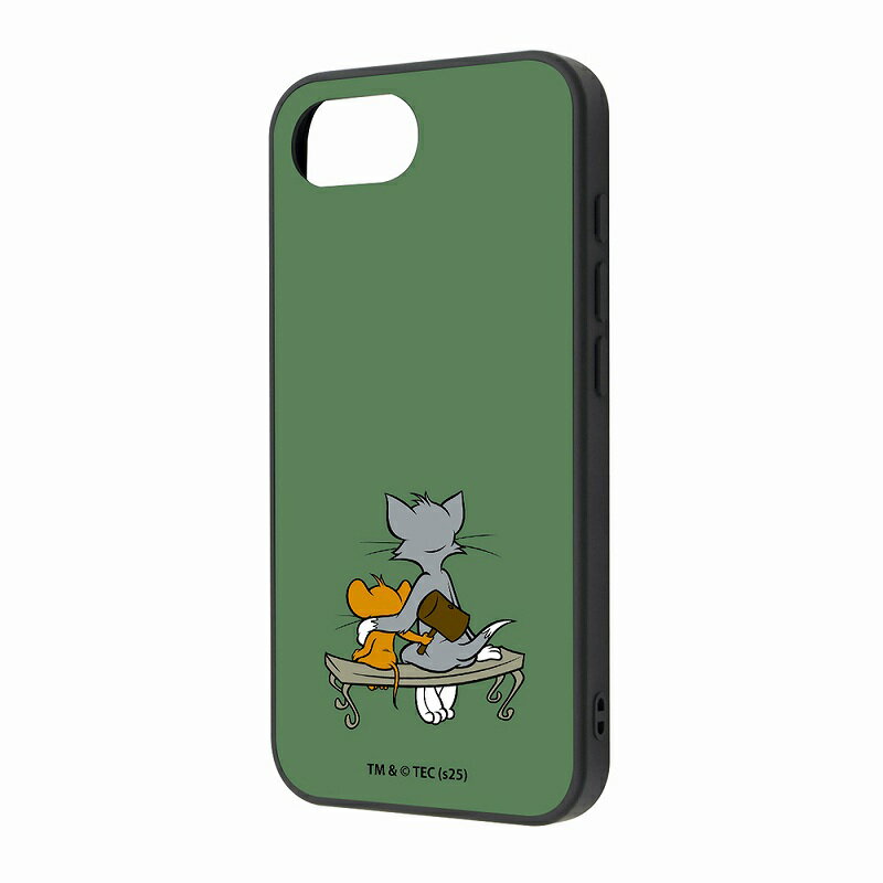 Rakuten - iPhone 17e / 16e トムとジェリー / maru 衝撃吸収 バンパー ハイブリッドケース / トムとジェリー_ハンマー