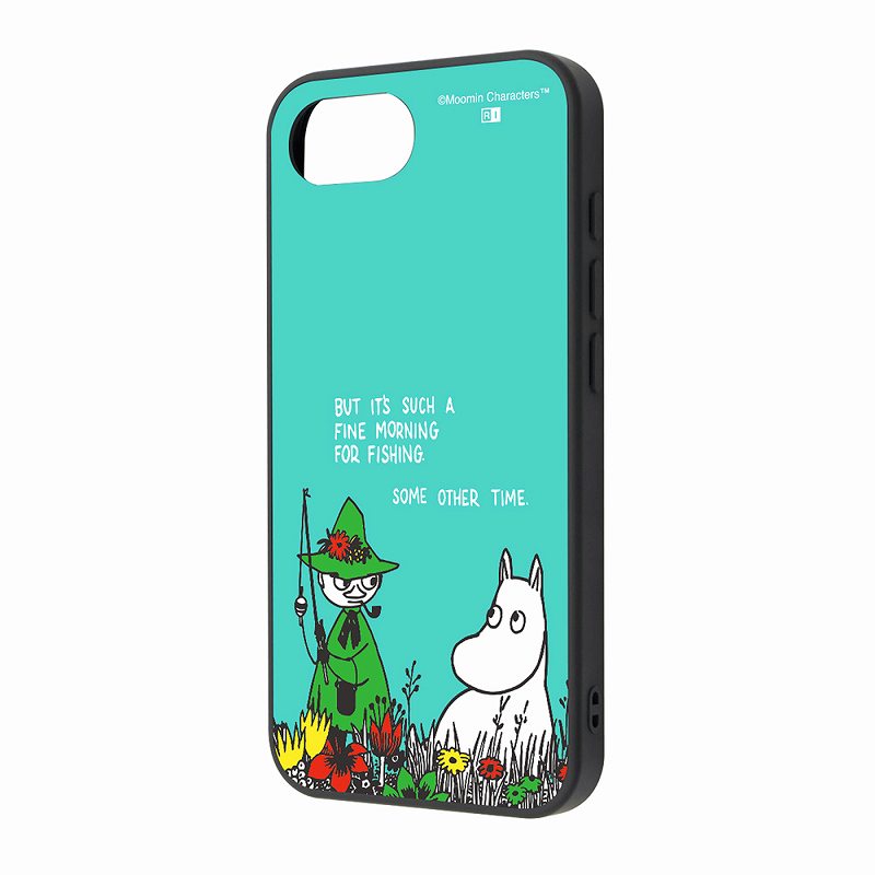 iPhone 17e / 16e ムーミン / maru 衝撃吸収 バンパー ハイブリッドケース / ムーミン＆スナフキン