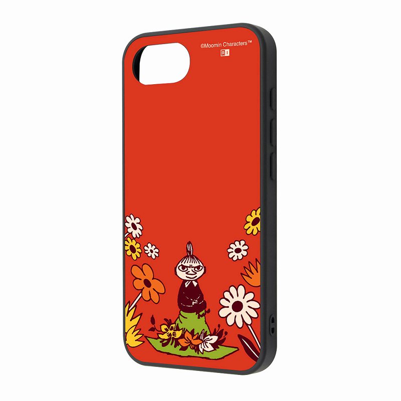 Rakuten - iPhone 17e / 16e ムーミン / maru 衝撃吸収 バンパー ハイブリッドケース / リトルミイ＆お花