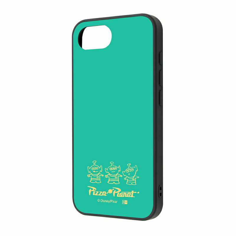 Rakuten - iPhone 17e / 16e ディズニー ピクサー / maru 衝撃吸収 バンパー ハイブリッドケース / エイリアン_ラインアート
