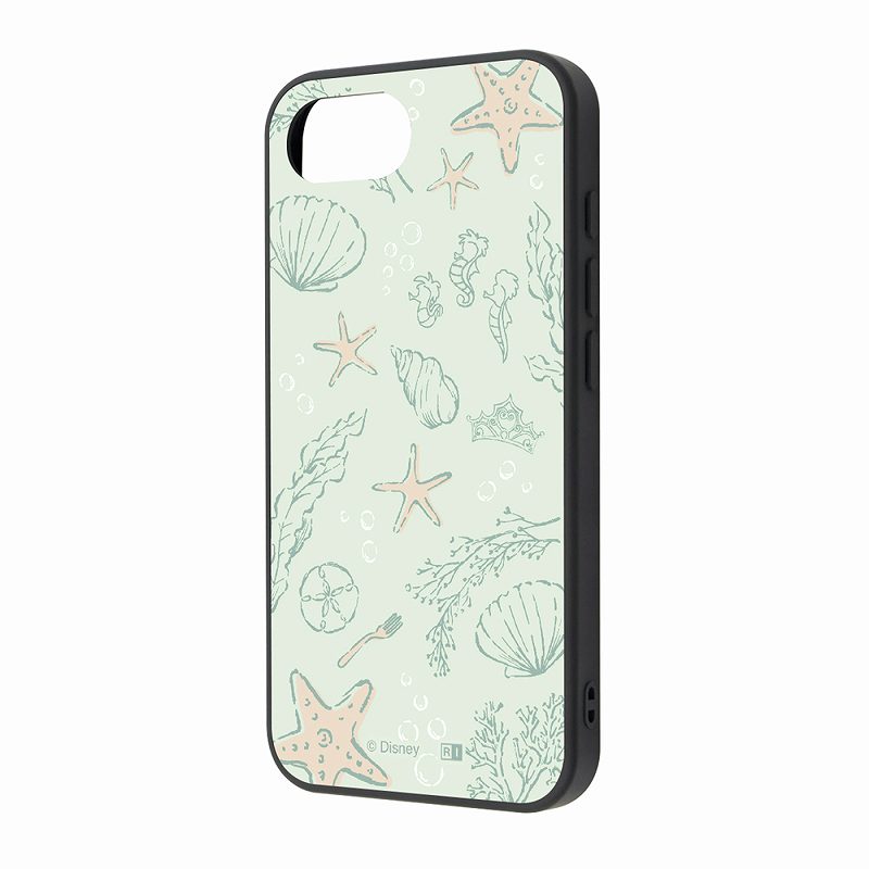 Rakuten - iPhone 17e / 16e ディズニー / maru 衝撃吸収 バンパー ハイブリッドケース / アリエル_アイコン