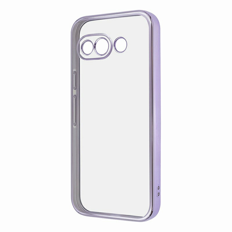 Rakuten - Google Pixel 9a Like standard 精密設計 カメラ保護 衝撃吸収 バンパー メタリック TPUソフトケース / ラベンダー