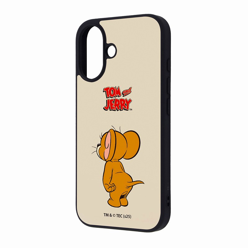 Rakuten - iPhone 16 トムとジェリー / maru 衝撃吸収 バンパー ハイブリッドケース