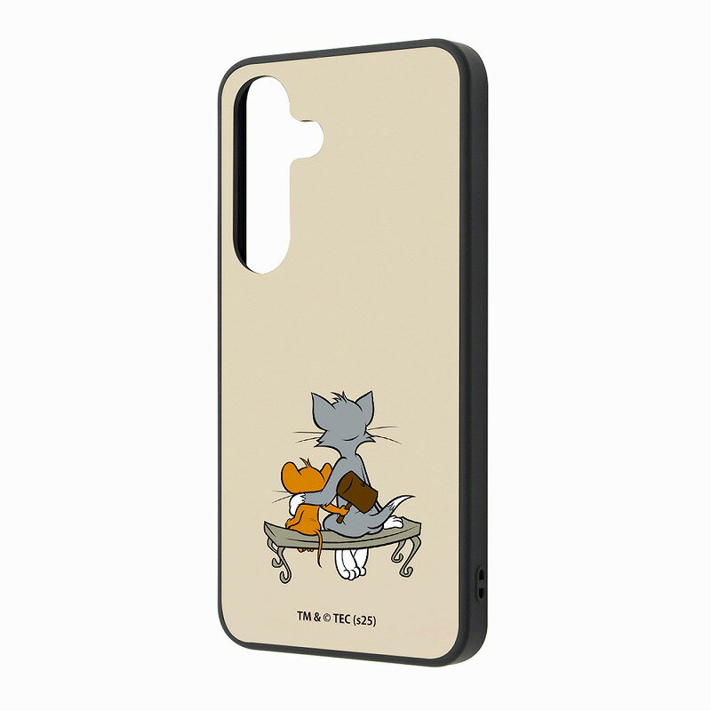 Rakuten - Galaxy S25 トムとジェリー / maru 衝撃吸収 バンパー ハイブリッドケース/ハンマー_2