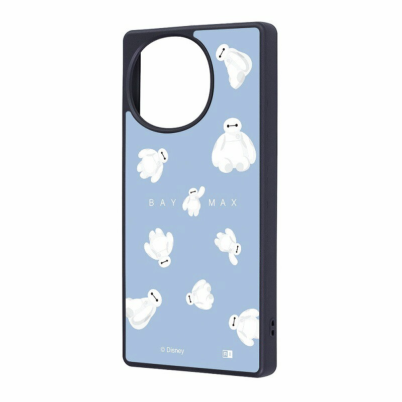 Rakuten - AQUOS R10/R9 ディズニー / maru 衝撃吸収 バンパー ハイブリッドケース/ベイマックス_ふわふわ