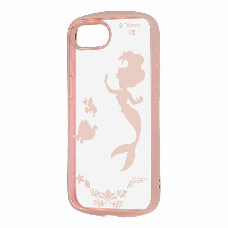 Rakuten - iPhone 17e / 16e / ディズニー / Puffull 衝撃吸収 バンパー ハイブリッドケース / アリエル