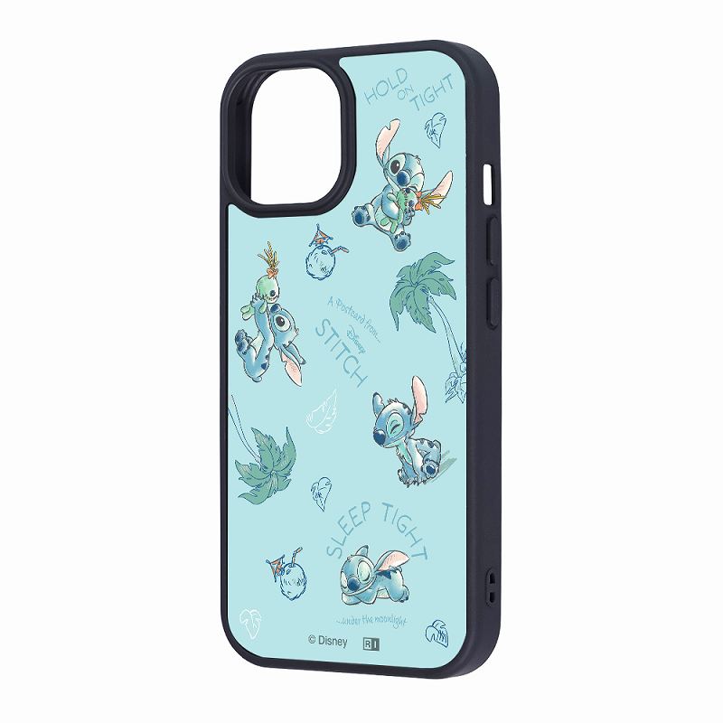 Rakuten - iPhone 15/14/13 / ディズニー / maru 衝撃吸収 バンパー ハイブリッドケース / いろんなスティッチ