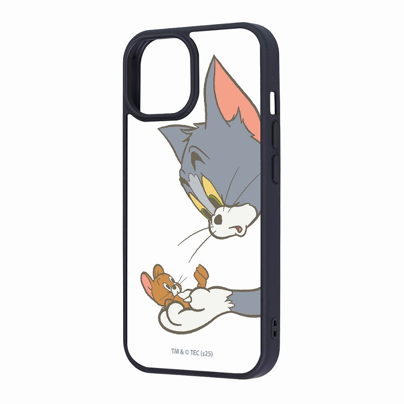 Rakuten - iPhone 15/14/13 / トムとジェリー / maru 衝撃吸収 バンパー ハイブリッドケース / トムとジェリー_キャッチ_2