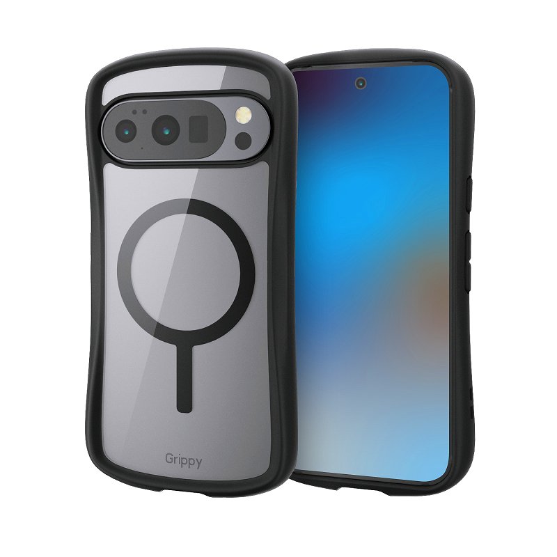 Rakuten - エレコム elecom Google Pixel 10/Google Pixel 10 Pro/Grippy/フレームカラー/ストラップ/MAGKEEP/ホールシート付/ブラック