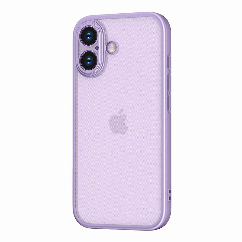 Rakuten - iPhone 17 / ソフトケース 精密設計 一体感 マット メタリック / ラベンダー