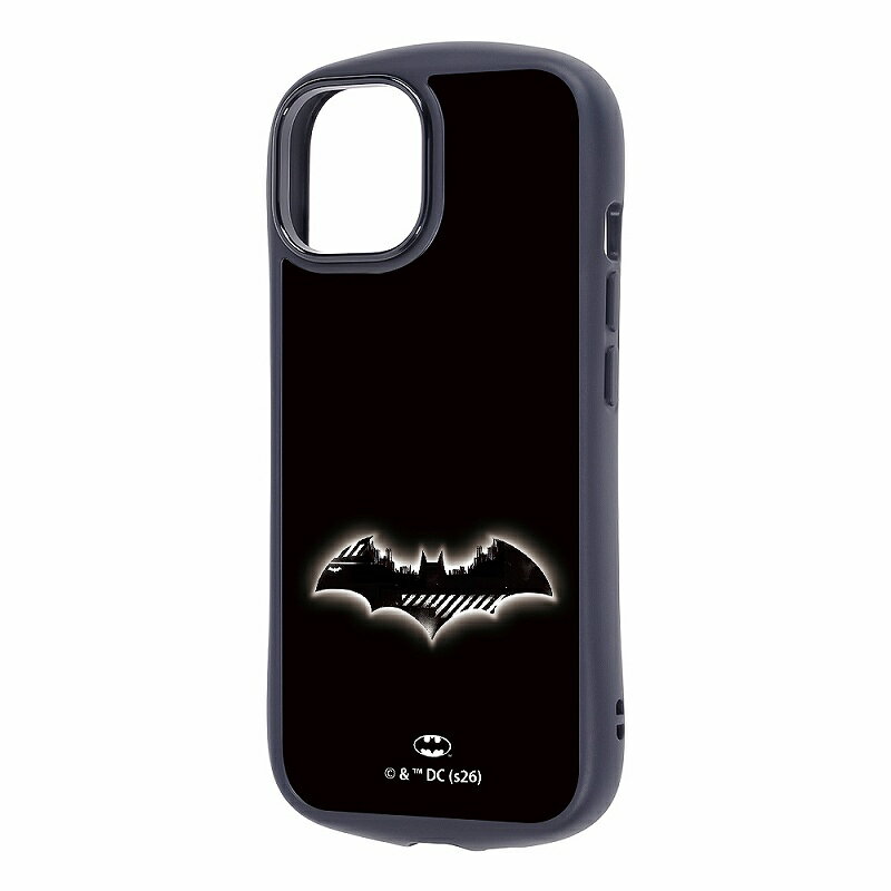 Rakuten - iPhone 15/14/13 / バットマン / Puffull 衝撃吸収 バンパー ハイブリッドケース / バットマン_バットシグナル