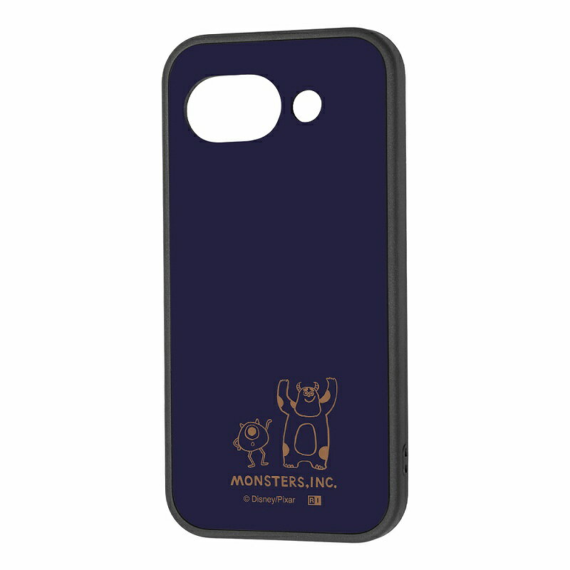 Rakuten - Google Pixel 10a / ディズニー ピクサー / maru 衝撃吸収 バンパー ハイブリッドケース / モンスターズ・インク_ラインアート