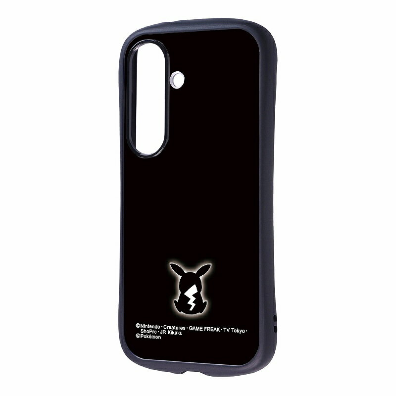Rakuten - Galaxy S26 / ポケットモンスター / Puffull 衝撃吸収 バンパー ハイブリッドケース / ピカチュウ_シルエット2