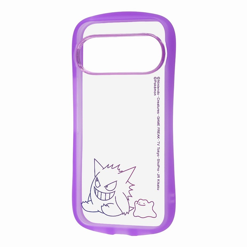 Google Pixel 11/11Pro / ポケットモンスター / Puffull 衝撃吸収 バンパー ハイブリッドケース / ゲンガーとメタモン
