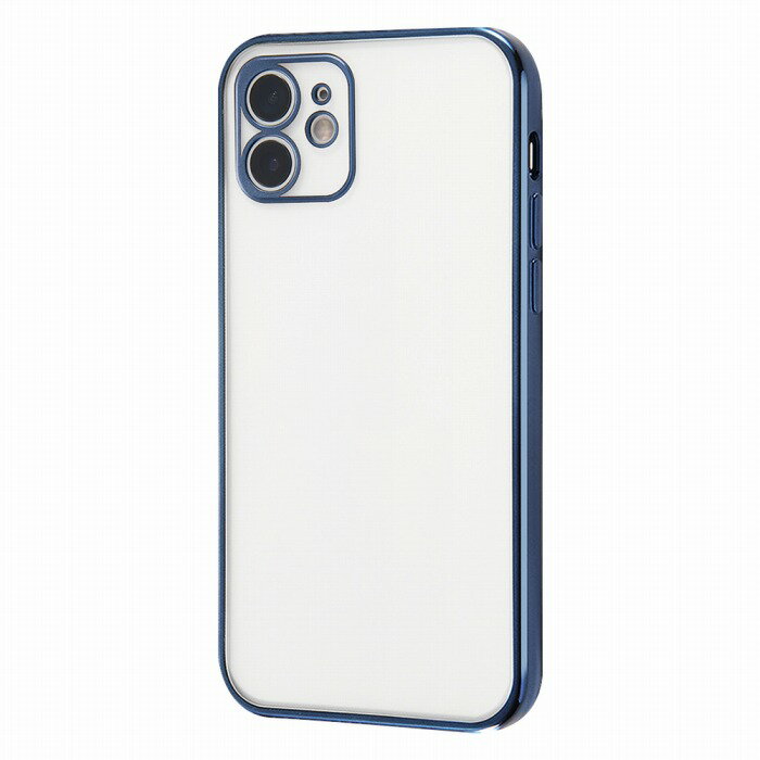 Rakuten - iPhone 12 Perfect Fit メタリックケース/ブルー