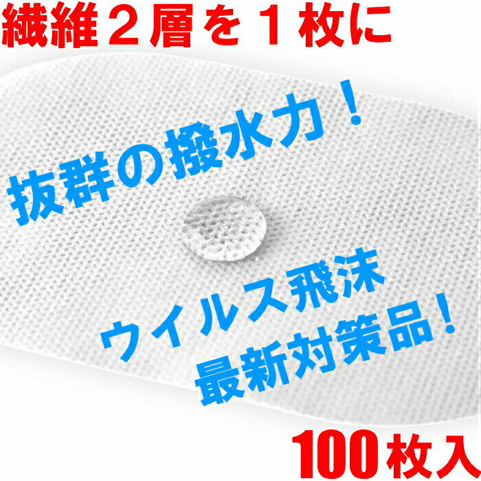 【日本製 高品質】 マスク フィルター インナー シート 100枚 医療用 2層繊維 取替シート 交換シート 国産 ウイルス対策 花粉対策 マスク 交換フィルター 不織布 花粉症 入荷 予防 お手軽 使い捨て