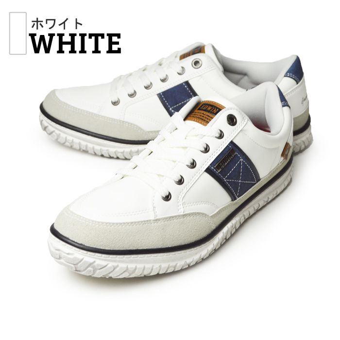 【送料無料】EDWIN エドウィン スニーカー メンズ 軽量 カジュアルシューズ 防滑 幅広 3E EEE カジュアルスニーカー ローカット サイドライン コンフォートシューズ 男性 靴 紳士靴 メンズシューズ/2026新作 春夏 新生活