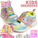 プリキュア キミとアイドルプリキュア キッズスニーカー シューズ キッズ キミプリ 女の子 子ども レディース 屈曲 軽量 マジックテープ キッズシューズ 幼稚...