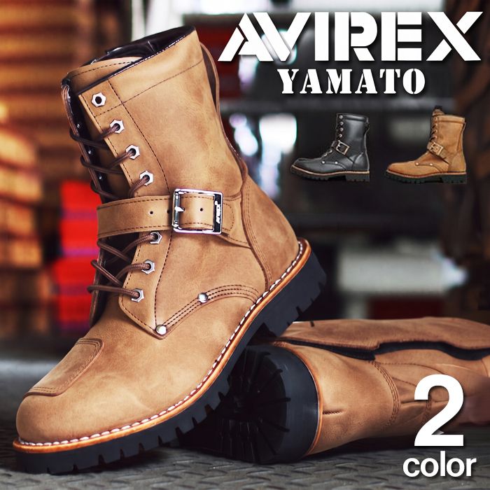 楽天市場】avirex ブーツ yamato クレイジーホースの通販