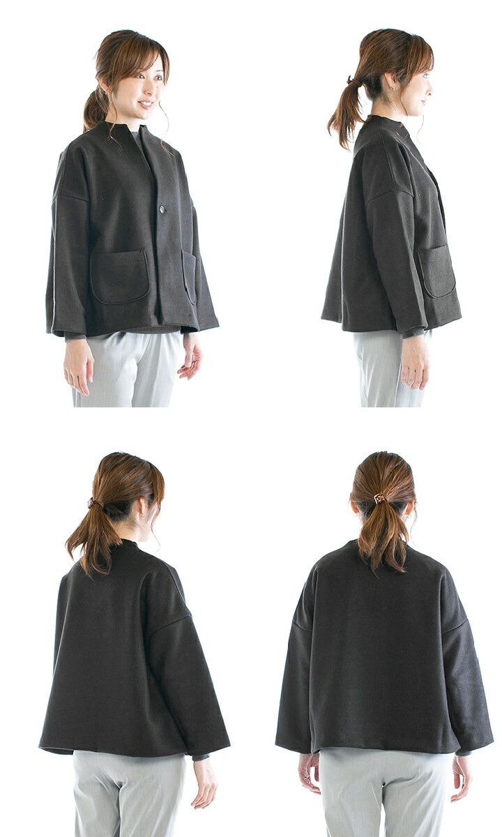 NARU ナル ニットメルトンジャケット 66...の紹介画像3