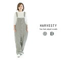 HARVESTY ハーベスティ ノンフェードストライプオーバーオール A12207