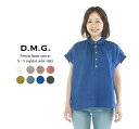 D.M.G ドミンゴ フレンチリネンキャンバスS／Sレギュラーカラーシャツ 16-642L