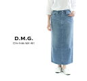 【2,000円OFF 2点購入1,000円OFFクーポン 4/27 18:00-5/9 13:59まで】D.M.G ドミンゴ 12.5ozデニムタイトスカート 17-500D【2024春夏】【DMG】