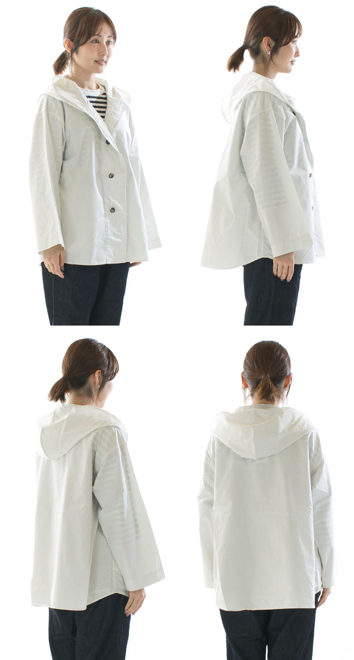 【10倍ポイント&2点購入1,000円OFFクーポン 9/19 20:00-9/24 1:59まで】【40%OFF】【在庫限り】Prit プリット 40／1綾ダンプフードシャツブルゾン P81529 varzy-10007529 Varzy(バルジー) サンプル画像3