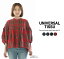 UNIVERSAL TISSU ユニバーサルティシュ 東炊きタータンチェックバンドカラーBL UT240BL023 【2025春夏】 18,700円