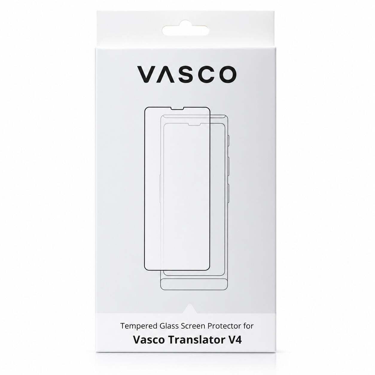 Vasco Translator V4をしっかり保護 ・傷に強い9H表面硬度：業界トップクラスの9H表面硬度で、日常使用による傷から画面をしっかり保護します。 ・指紋や汚れに強い：指紋の油分をはじき、汚れがつきにくく、簡単に拭き取れます。 ・わずか0.33mmの薄さ：薄型設計で、Vasco Translator V4のタッチスクリーンの操作性を損ないません。 ・簡単に貼り付け可能：きれいに貼り付けやすく、貼り付け後も跡が残りにくい設計です。 ・6層構造でしっかり保護：耐久性のあるシリコン層、PETフィルム、レイヤー剥離フィルムなど、6層構造で画面を保護します。 ・充実の付属品：プロテクター本体に加え、ウェット・ドライのクリーニングクロス、ほこり除去ステッカーを同梱しています。