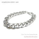 VASEERA -ヴァシーラ- ステンレス 鏡面仕上げ 12mm幅 二面カット喜平チェーン ブレスレット 【メンズ/レディース/ステンレス・スチール316L/S...