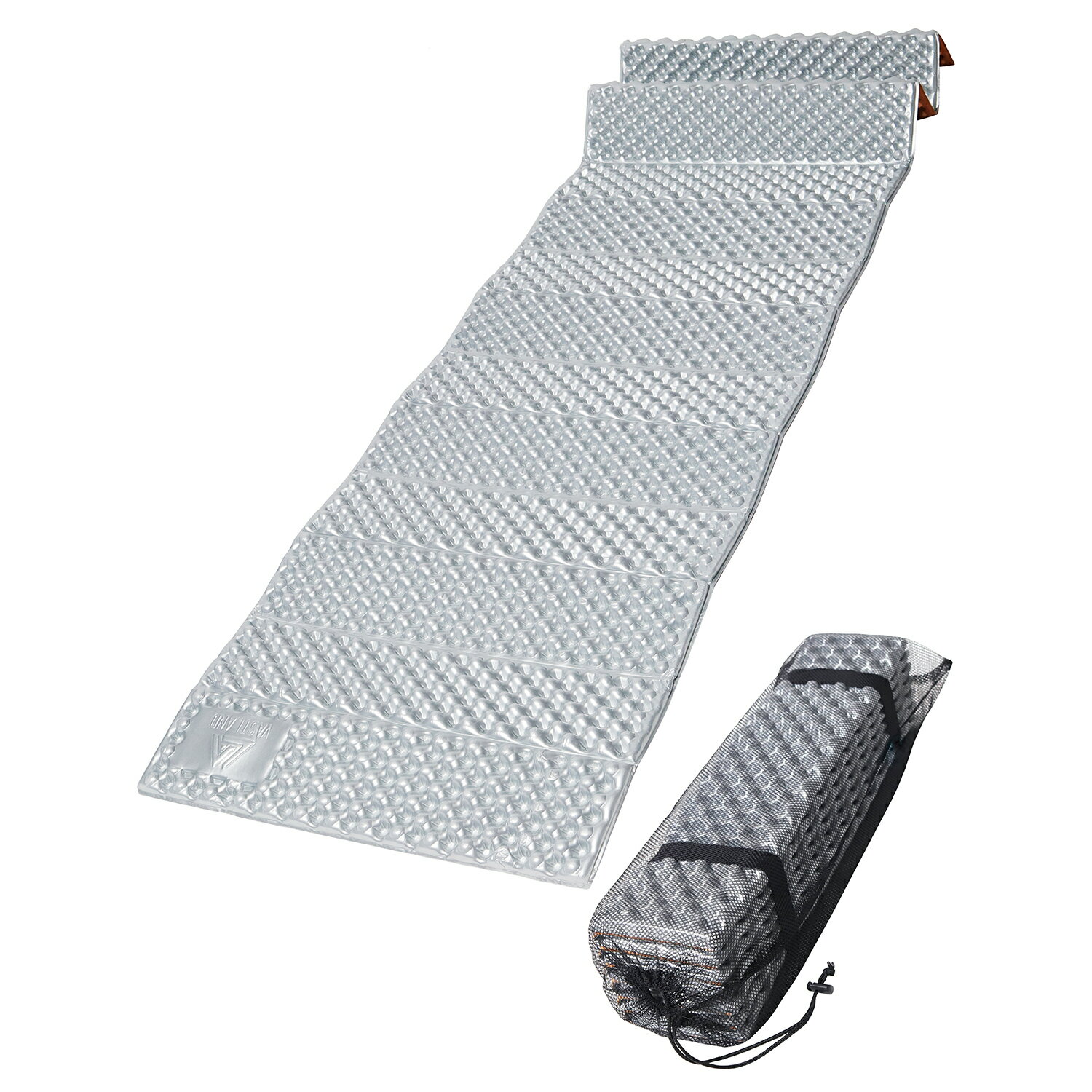 VASTLAND キャンプマット アウトドアマット レジャーマット 厚さ20mm アルミ加工 IXPE 折りたたみ コンパクト 収納袋付き通販格安セール情報 楽天 通販