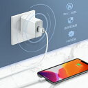 USB充電器 <PSE認証済> アダプター コンパクト 超小型 ACアダプター スマホ急速充電器 コンセント iphone充電器 USBチャージャー ホワイト